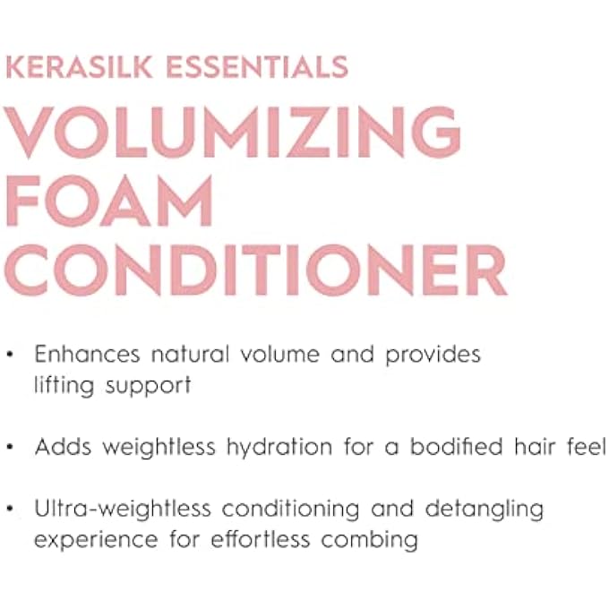 Kerasilk ESSENTIAL VOLUME FOAM CONDITIONER FOR FINE, LIFELESS HAIR, 150 ML - Image 3
